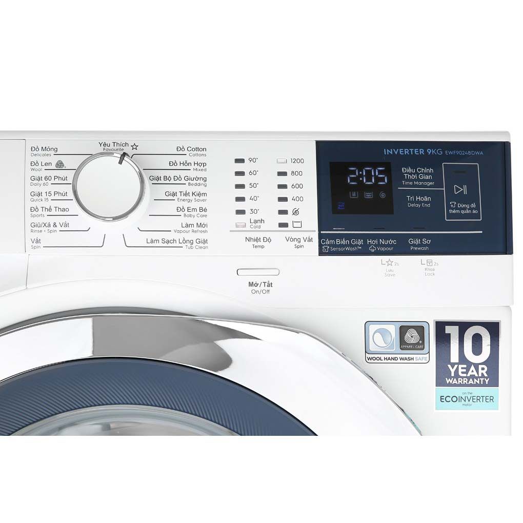 Máy giặt Electrolux EWF8024BDWA 4 Máy giặt Electrolux EWF8024BDWA - Ảnh 2