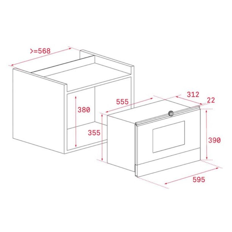 Lò vi sóng kết hợp nướng Teka MAESTRO ML 8220 BIS L BK 112030001 4 Lò vi sóng kết hợp nướng Teka MAESTRO ML 8220 BIS L BK 112030001 - Ảnh 2