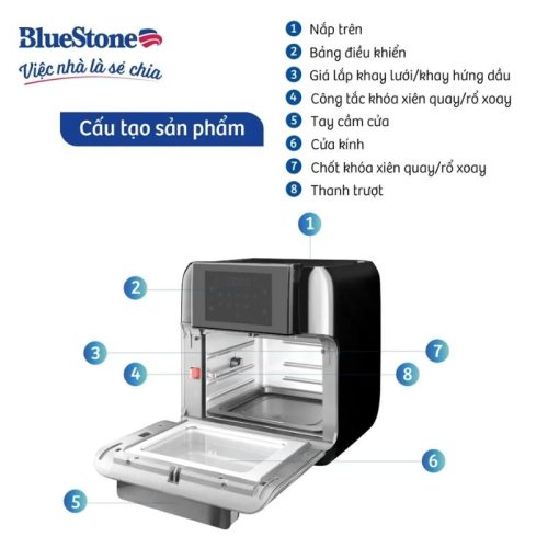 Ảnh nồi chiên không dầu BlueStone AFB-5888 10 Lít